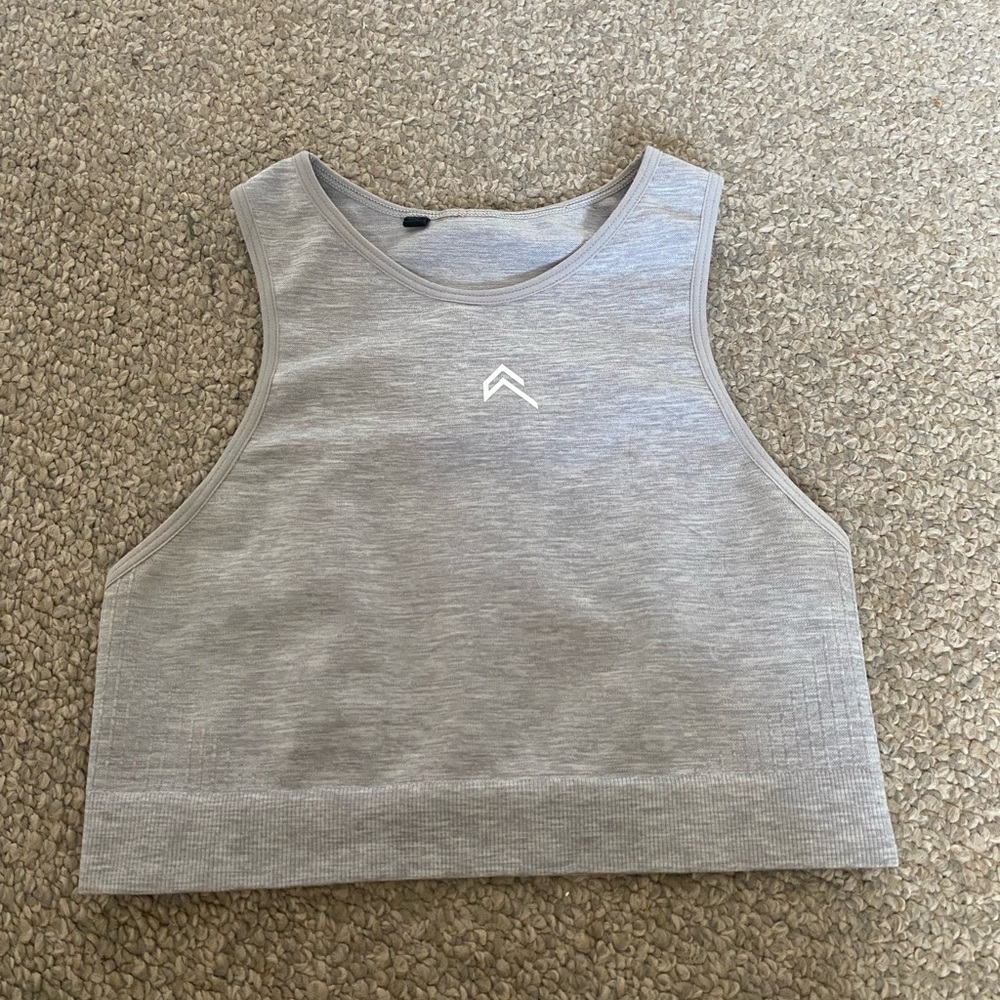 Oner Active Classic Seamless Tank, grey marl, size small